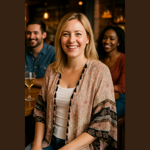 Mystree Chiffon Tassel Kimono